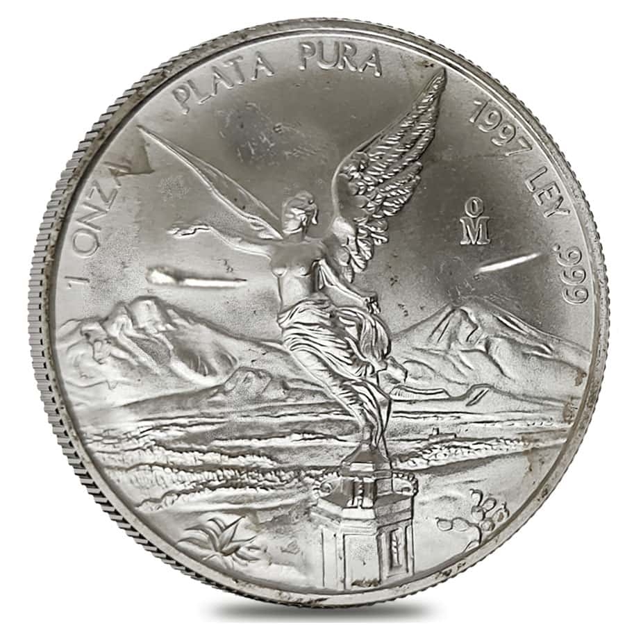 1997 1 oz Silver Mexican Libertad (Scruffy) | Bullion Exchanges