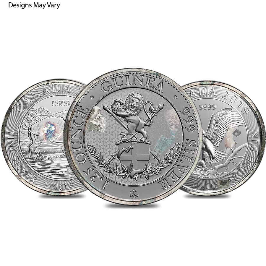 1.25 oz Silver World Coin Random Design (Cull)