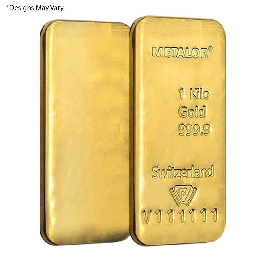 absorptie uitbreiden Moet 1 Kilo Metalor Gold Bar .9999 Fine