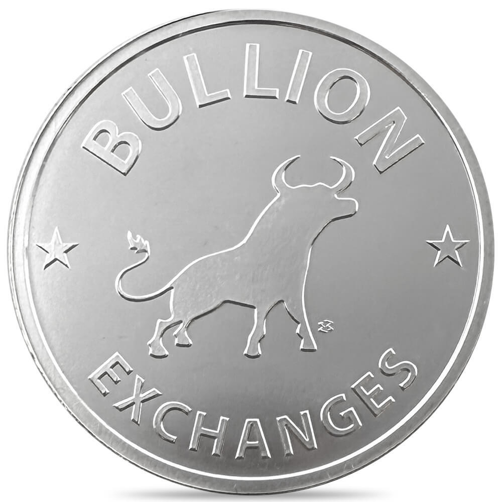 Silver at Spot - 1 oz Bullion Exchanges Silver Round .999 Fine