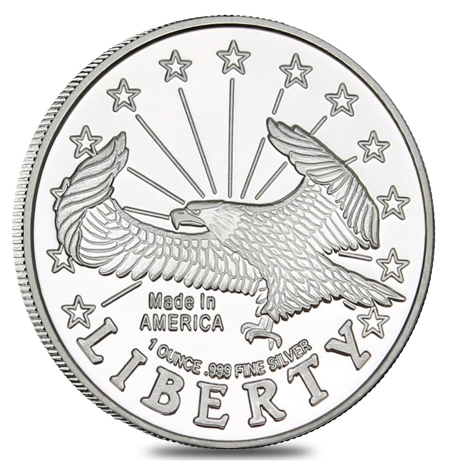 1 oz Liberty Eagle Silver Round .999 Silver
