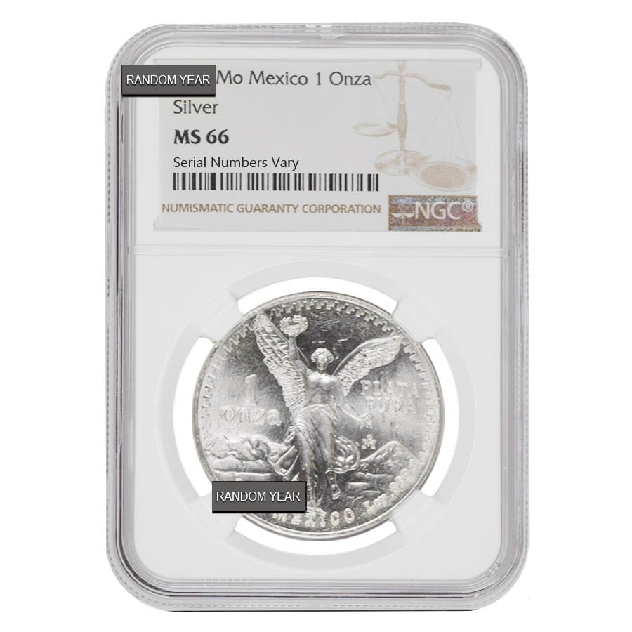1 oz Silver Libertad PCGS MS 66 Random Year | Bullion Exchanges