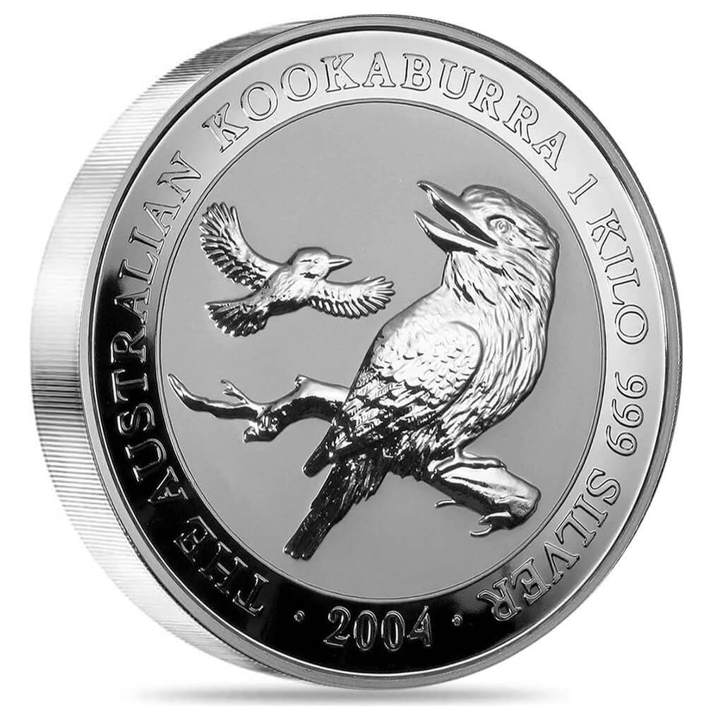 2004 1 Kilo Silver Australian Kookaburra Perth Mint BU