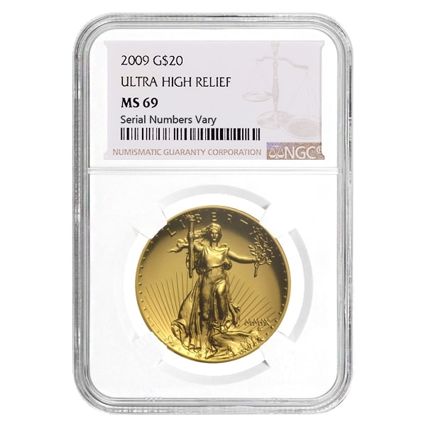 2009 1 oz Ultra St. Gaudens NGC MS 69 | Bullion Exchanges