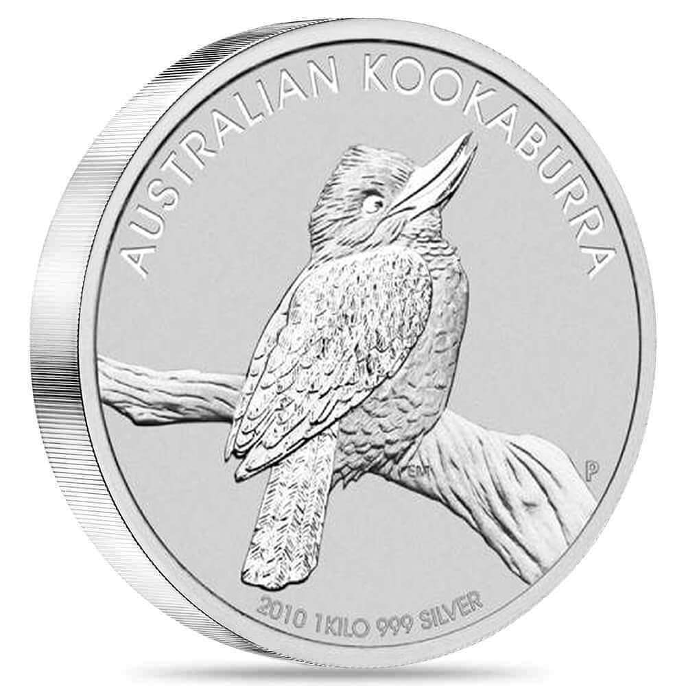 2010 1 Kilo Silver Australian Kookaburra Perth Mint BU