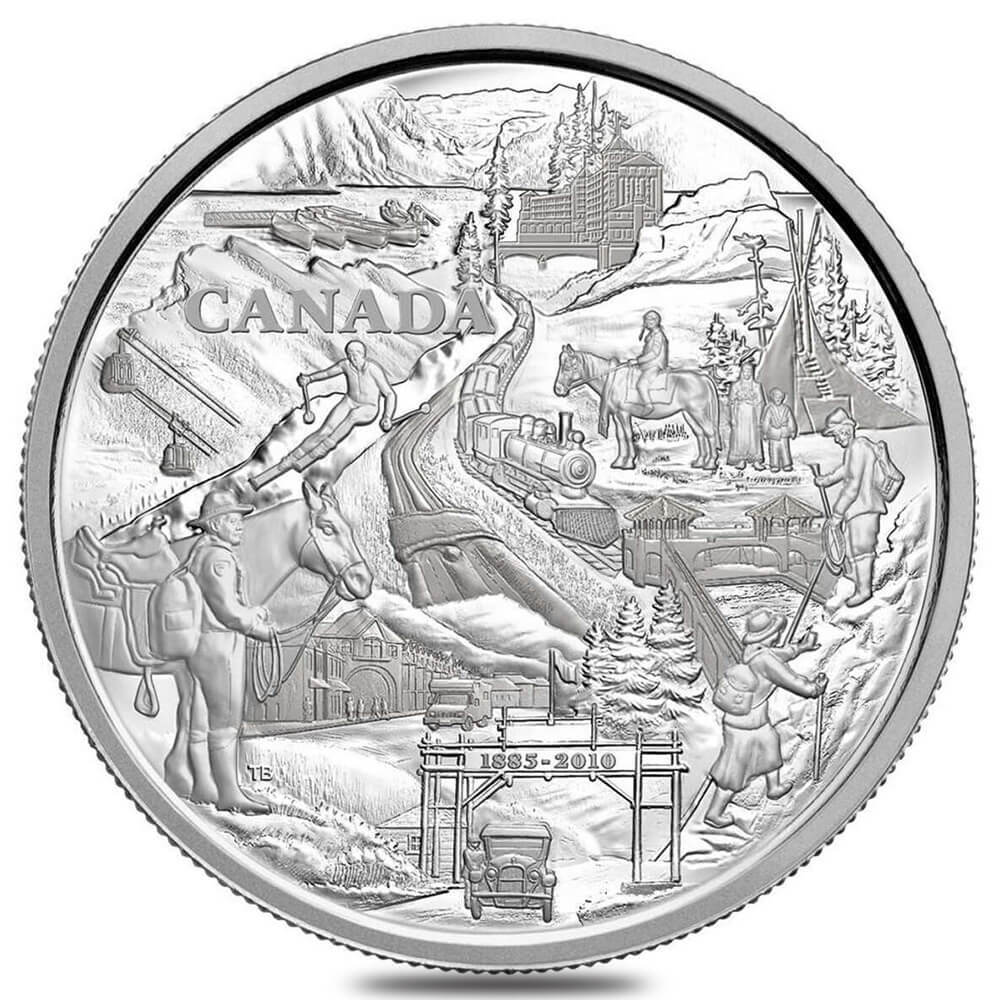 2010 Canada 1 Kilo Banff National Park 125th Anniversary Proof Silver Coin