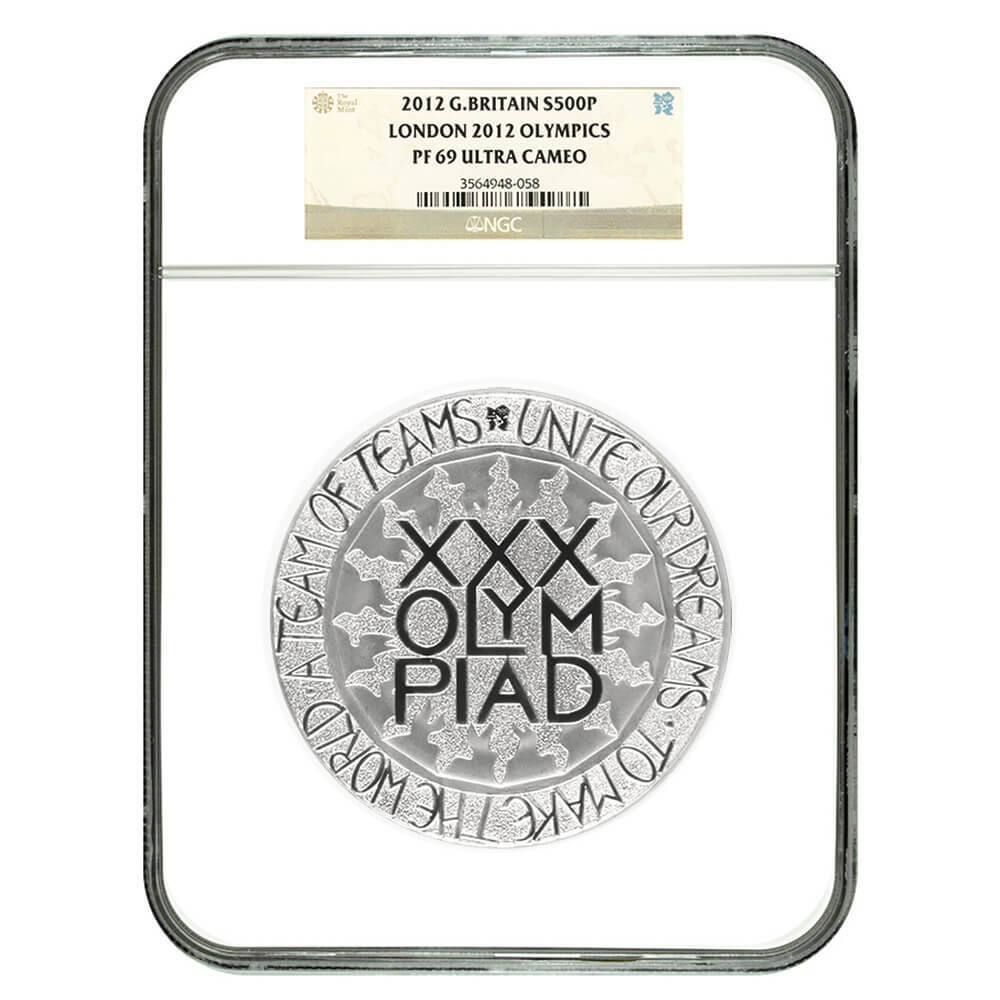 2012 1 Kilo London Olympics Silver Coin NGC PF 69 UCAM