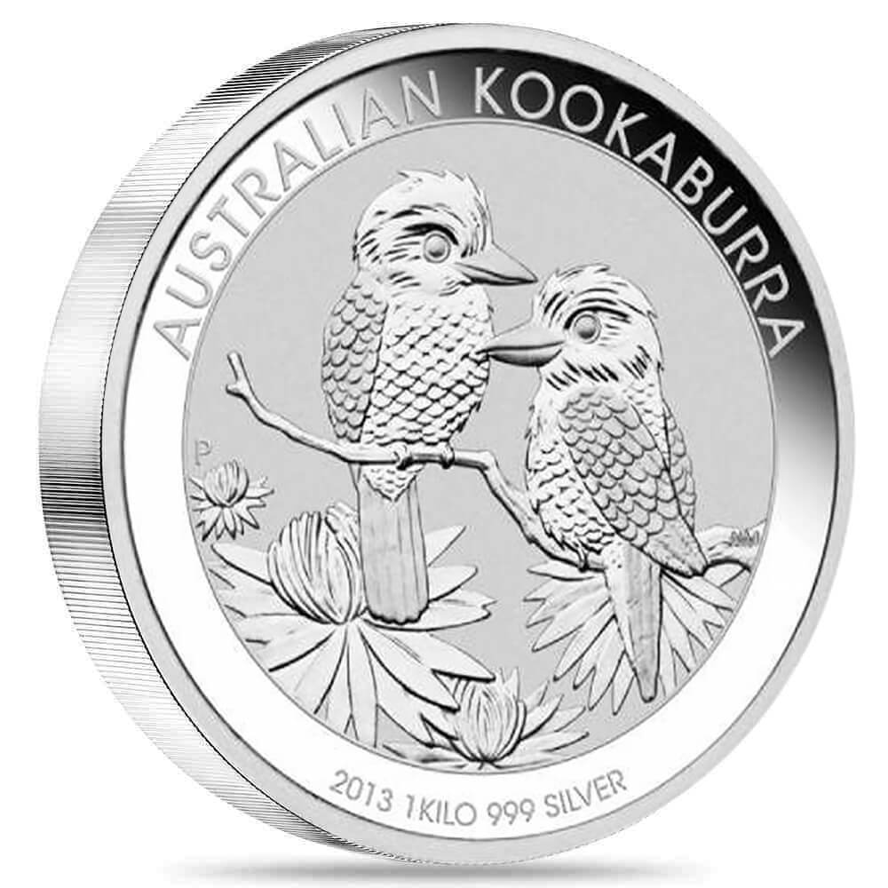 2013 1 Kilo Silver Australian Kookaburra Perth Mint BU