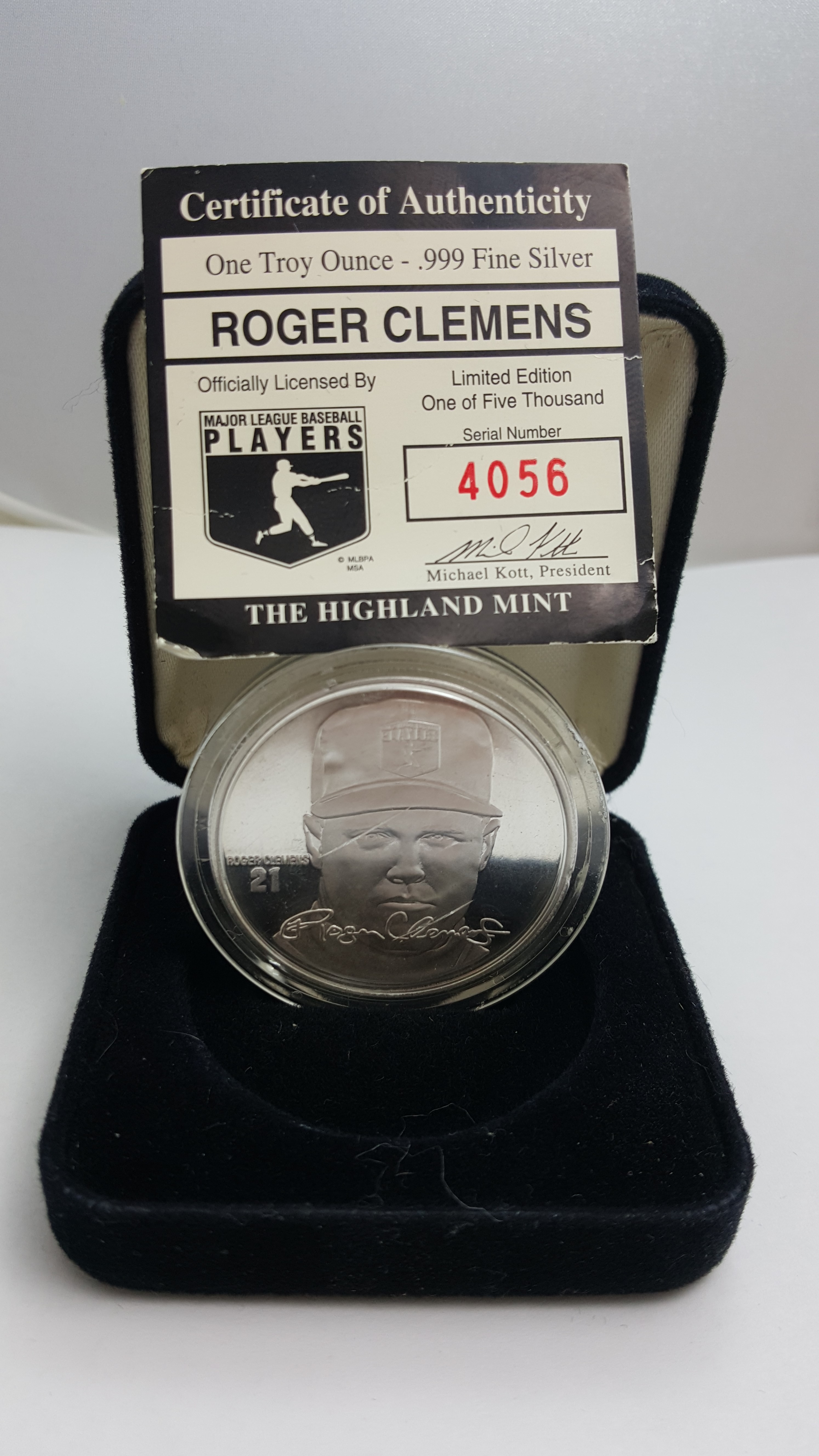 1 oz Roger Clemens Silver Medallion | Bullion Exchanges