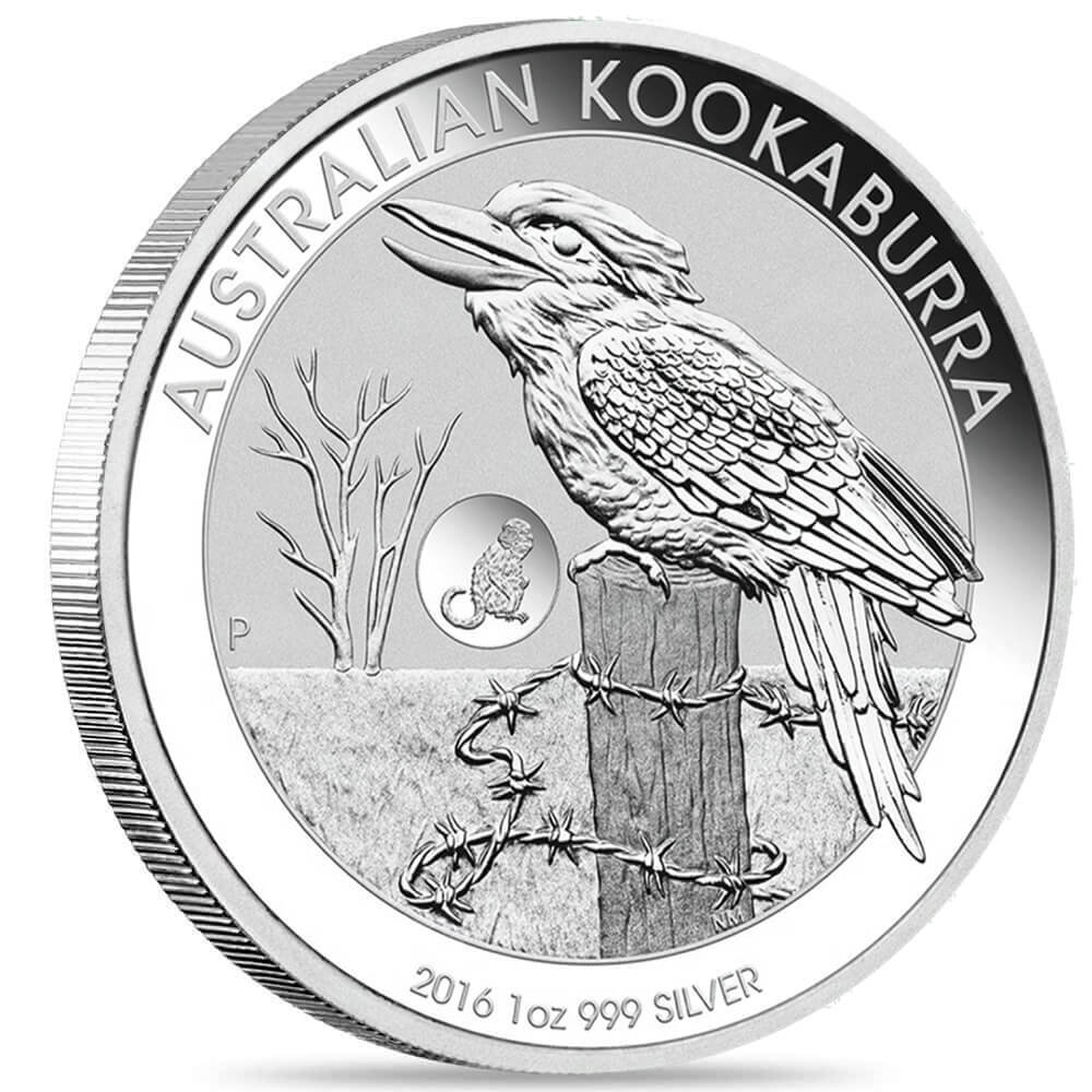 2016 1 oz Silver Australian Kookaburra Monkey Privy Perth Mint BU