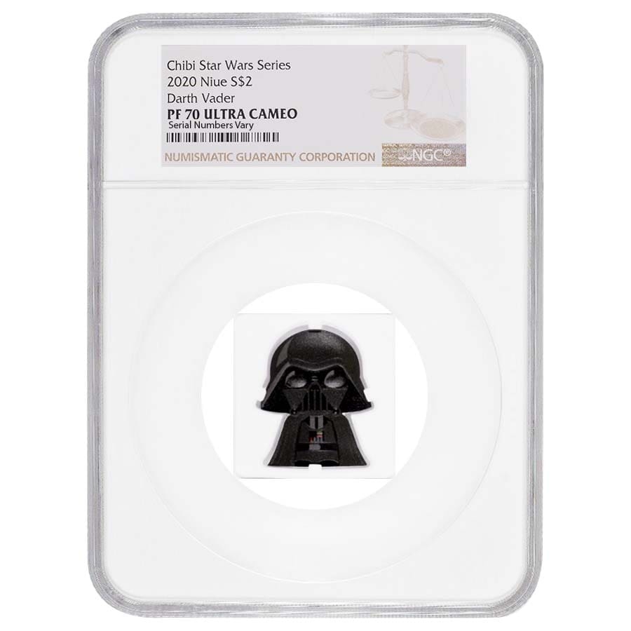 2020 1 oz Colorized Silver Star Wars - Darth Vader - Niue Chibi Coin  Collection NGC PF 70 UCAM