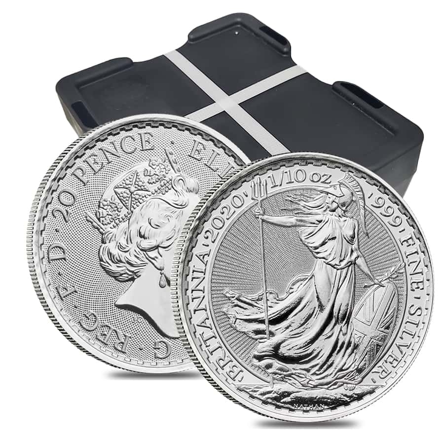 Monster Box - 2020 1/10 oz Silver Britannia | Bullion Exchanges