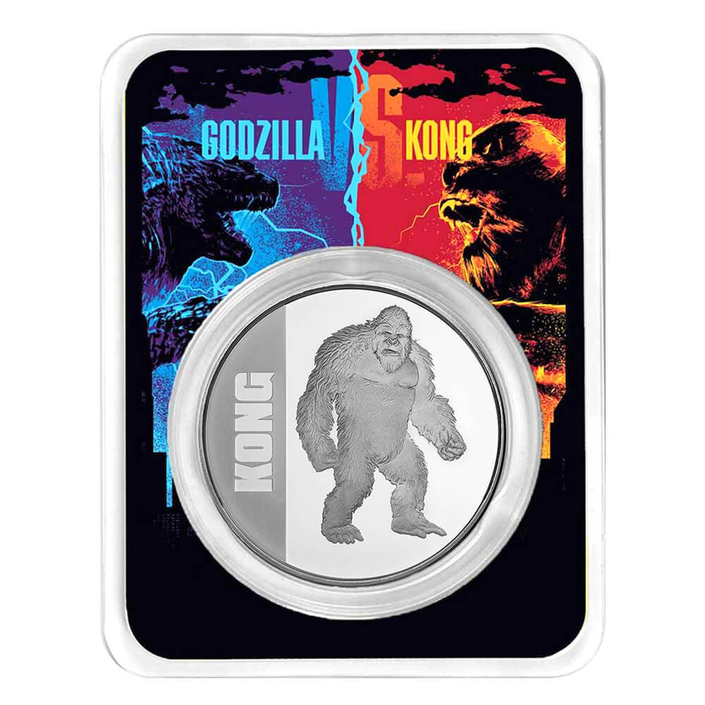2021 Niue 1 oz Kong Silver Coin (in TEP)