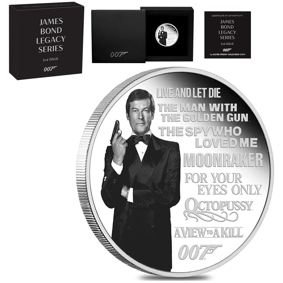 コレクション 2021 James Bond 007 Colorized NGC MS70 JAMES BOND 007