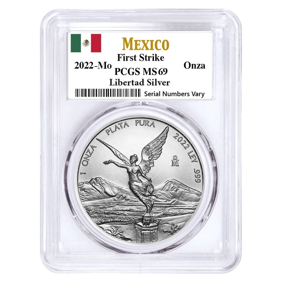 2022 1 oz Mexican Silver Libertad PCGS MS69 FS|Bullion Exchanges