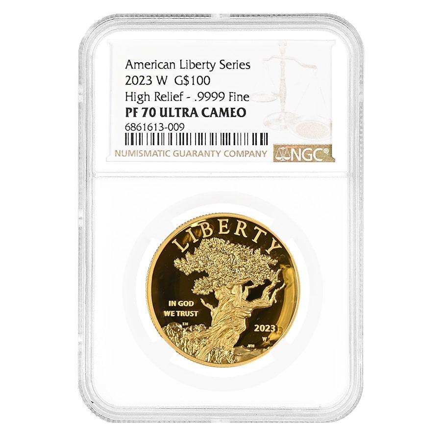 2023-W 1 oz $100 American Liberty Gold Coin NGC PF 70 UCAM