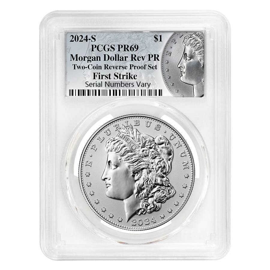 2024-S Morgan Silver Dollar Reverse Proof PCGS PF 69 FS (Morgan Label)