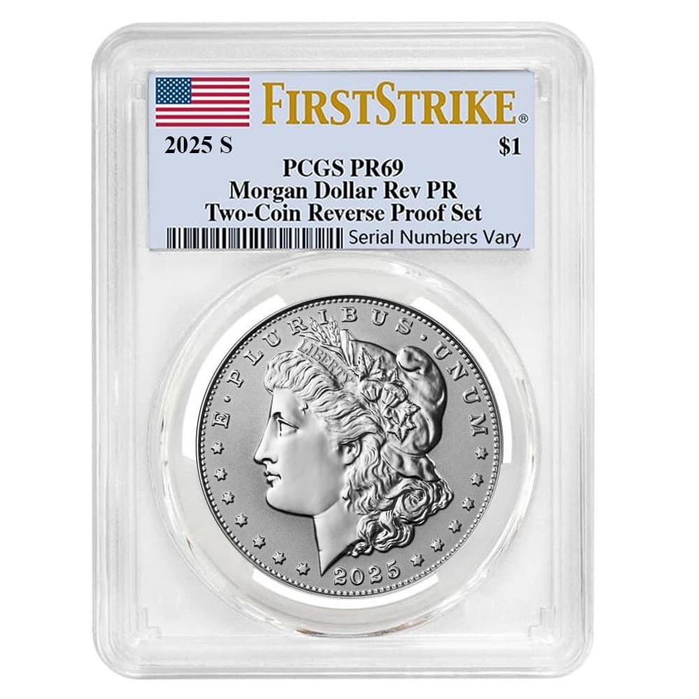 2025-S Morgan Silver Dollar Reverse Proof PCGS PF 69 FS