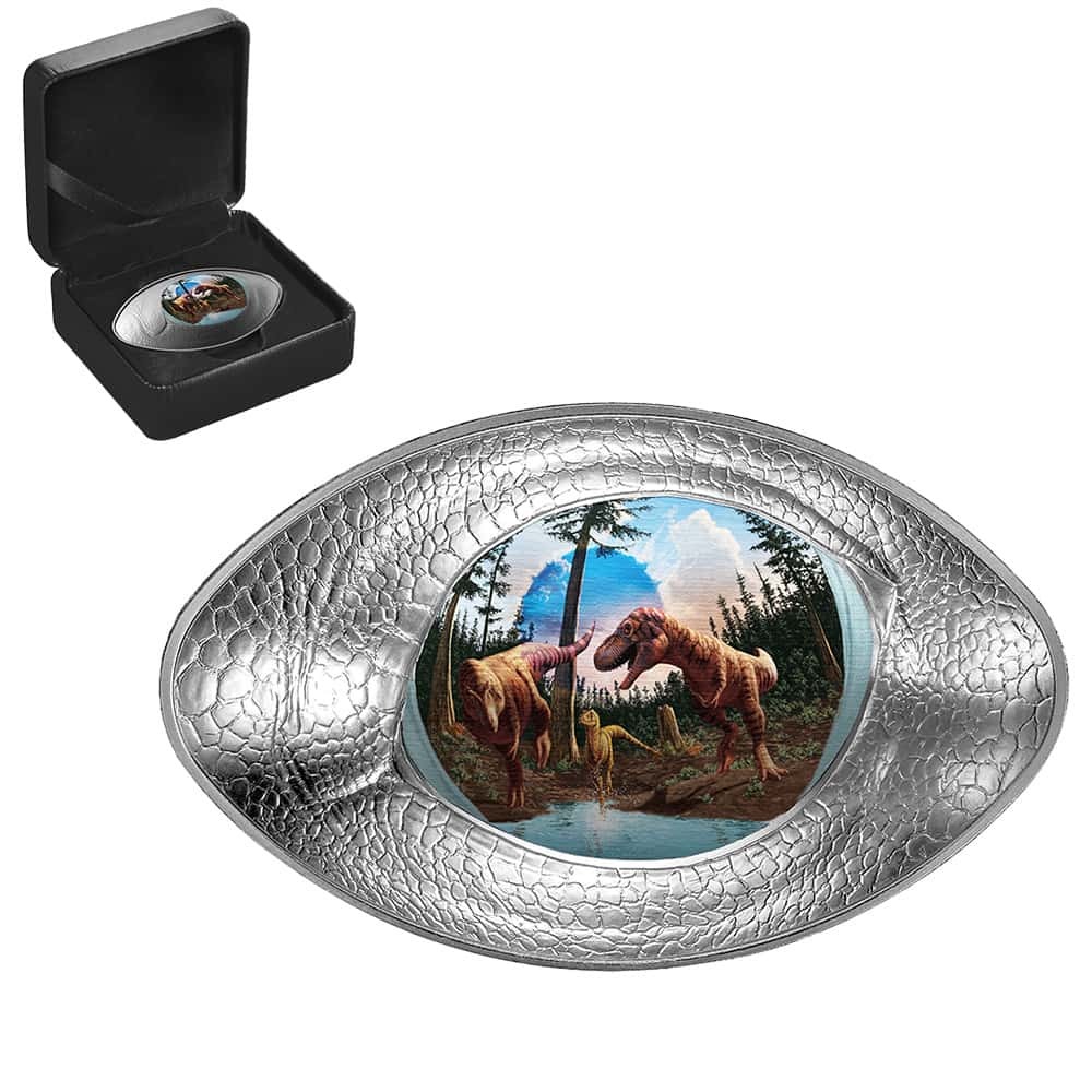 2025 Canada 1 oz Dinosaur Eye Shaped Silver Coin