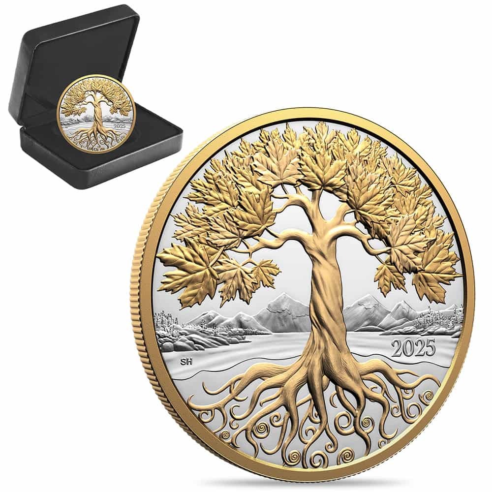 2025 Canada 5 oz Maple Tree of Life Proof Silver Coin