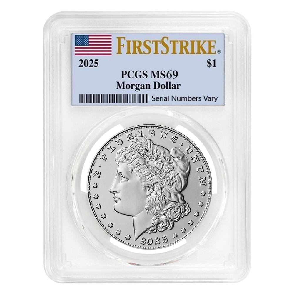 2025 Morgan Silver Dollar PCGS MS 69 FS