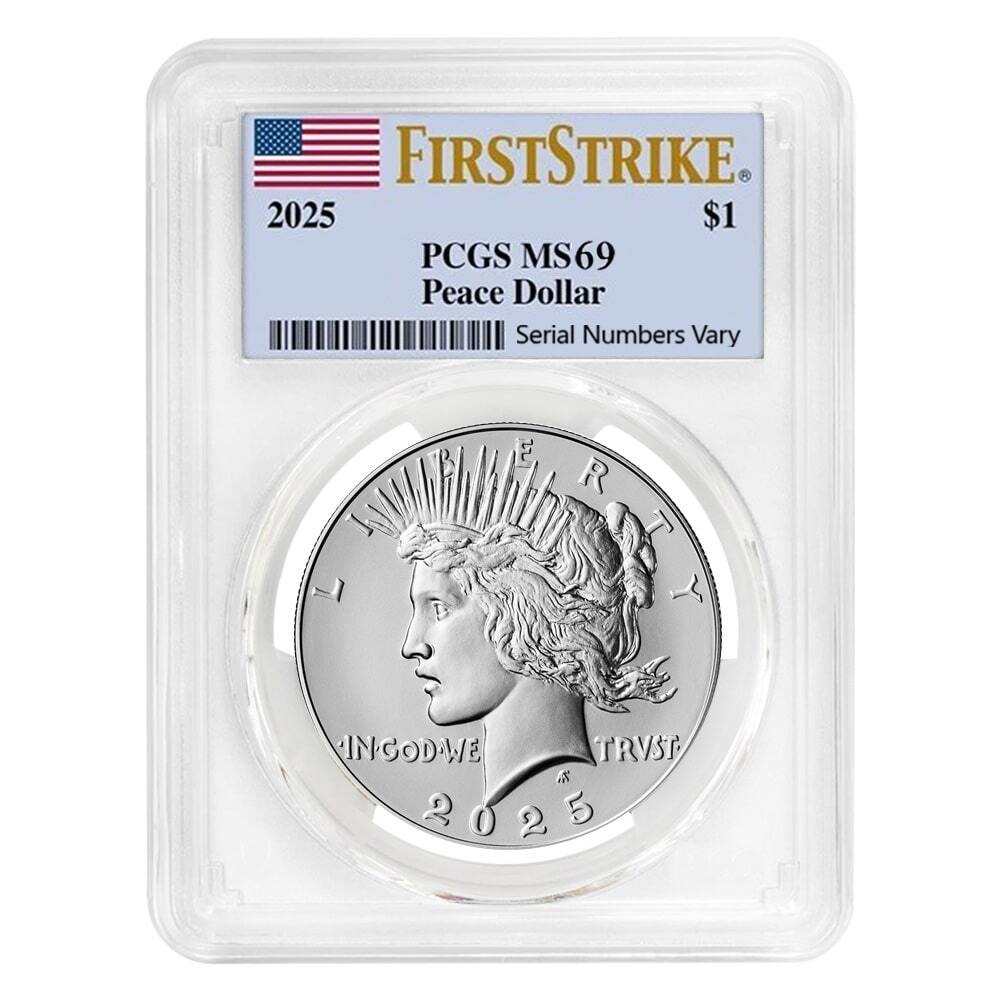 2025 Peace Silver Dollar PCGS MS 69 FS