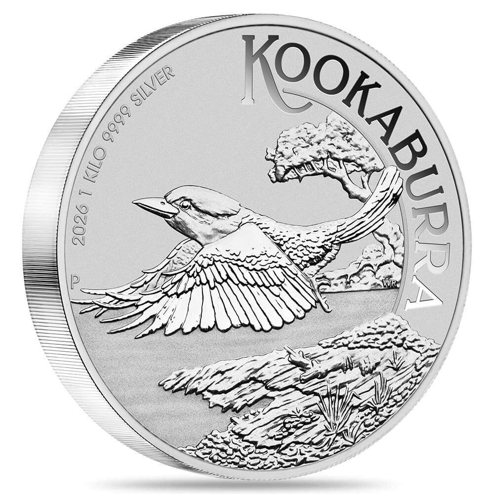 2026 1 Kilo Silver Australian Kookaburra Perth Mint BU