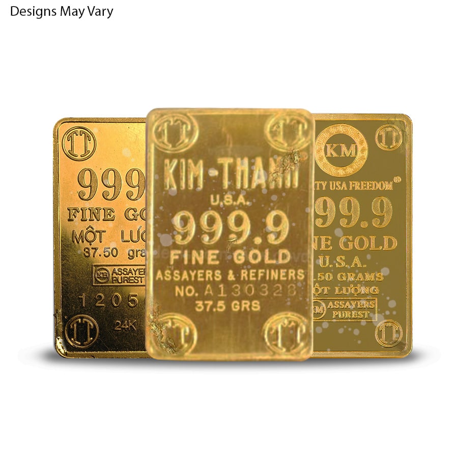 37.5 gram Generic Gold Bar .999+ Fine (Secondary Market)