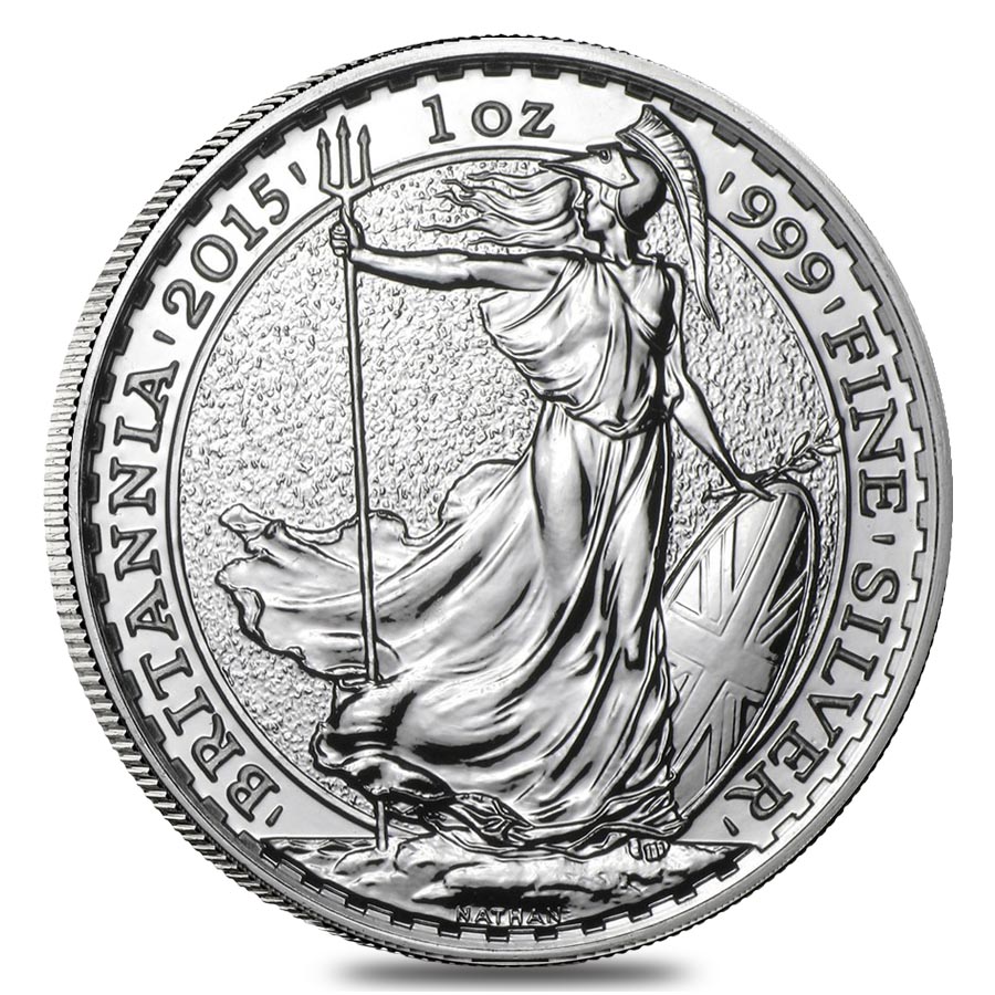 2015 British 1 oz Silver Britannia Coin