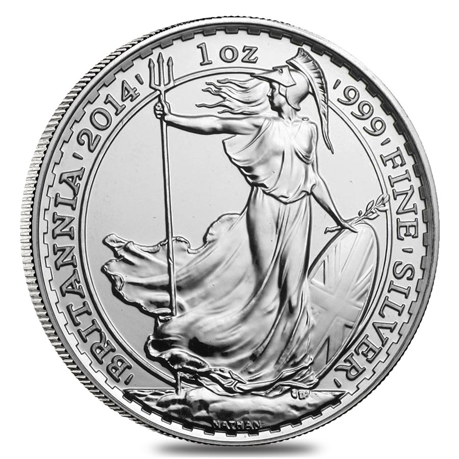 2014 1 oz Silver Great Britain Britannia BU