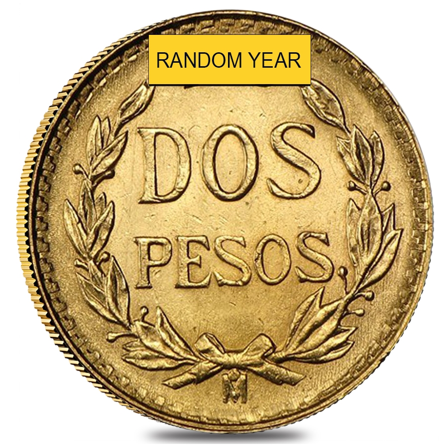 Mexican 2 Pesos Gold