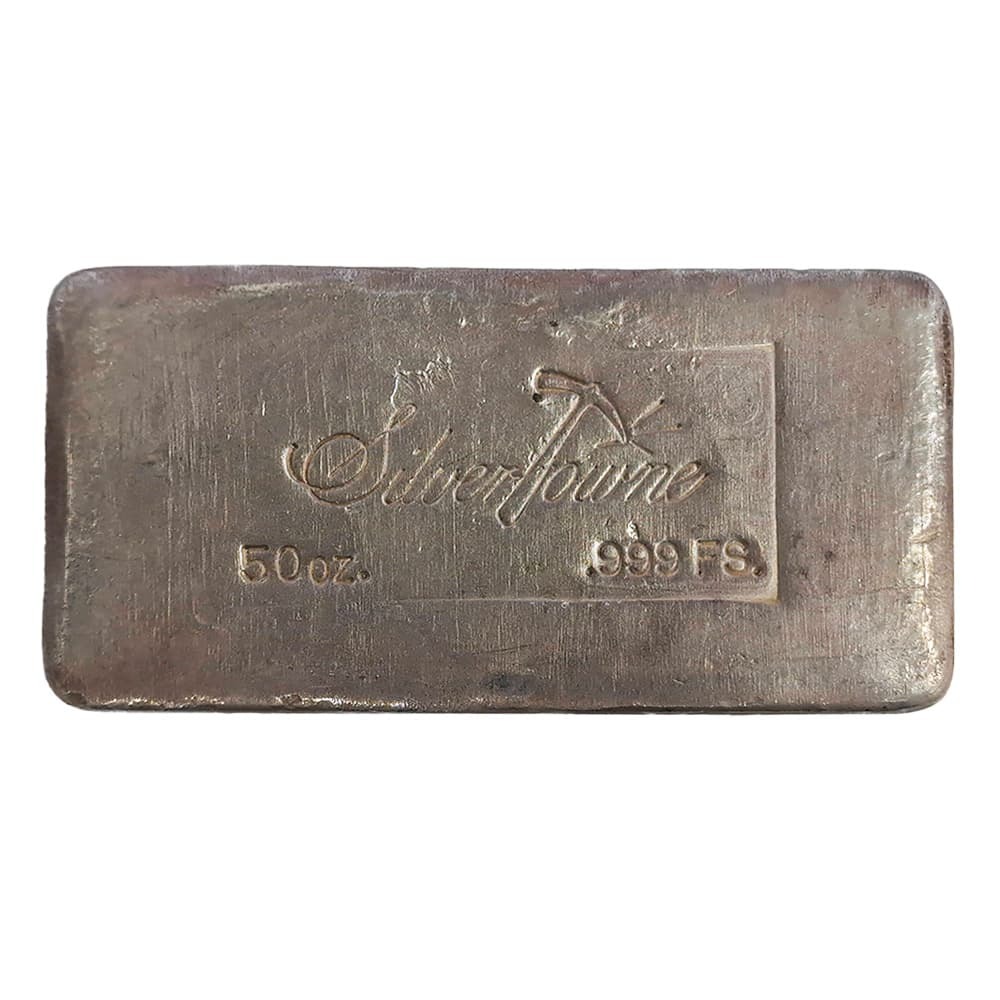 50 oz SilverTowne Vintage Silver Bar .999 Silver
