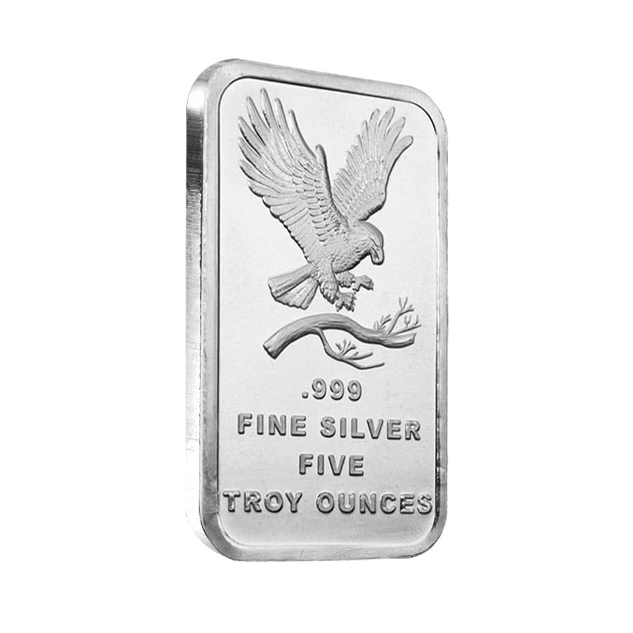 5 oz Eagle Silver Bar .999 Fine