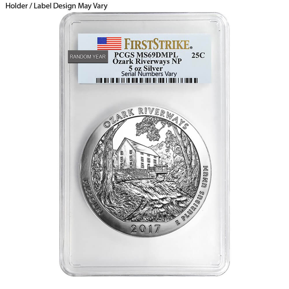 5 oz Silver America the Beautiful ATB PCGS MS 69 DMPL