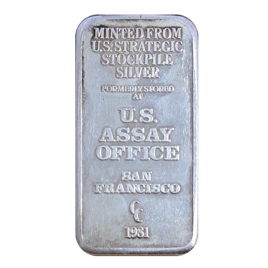 5 oz U.S. Assay Office Silver Bar .999 Fine in Stock