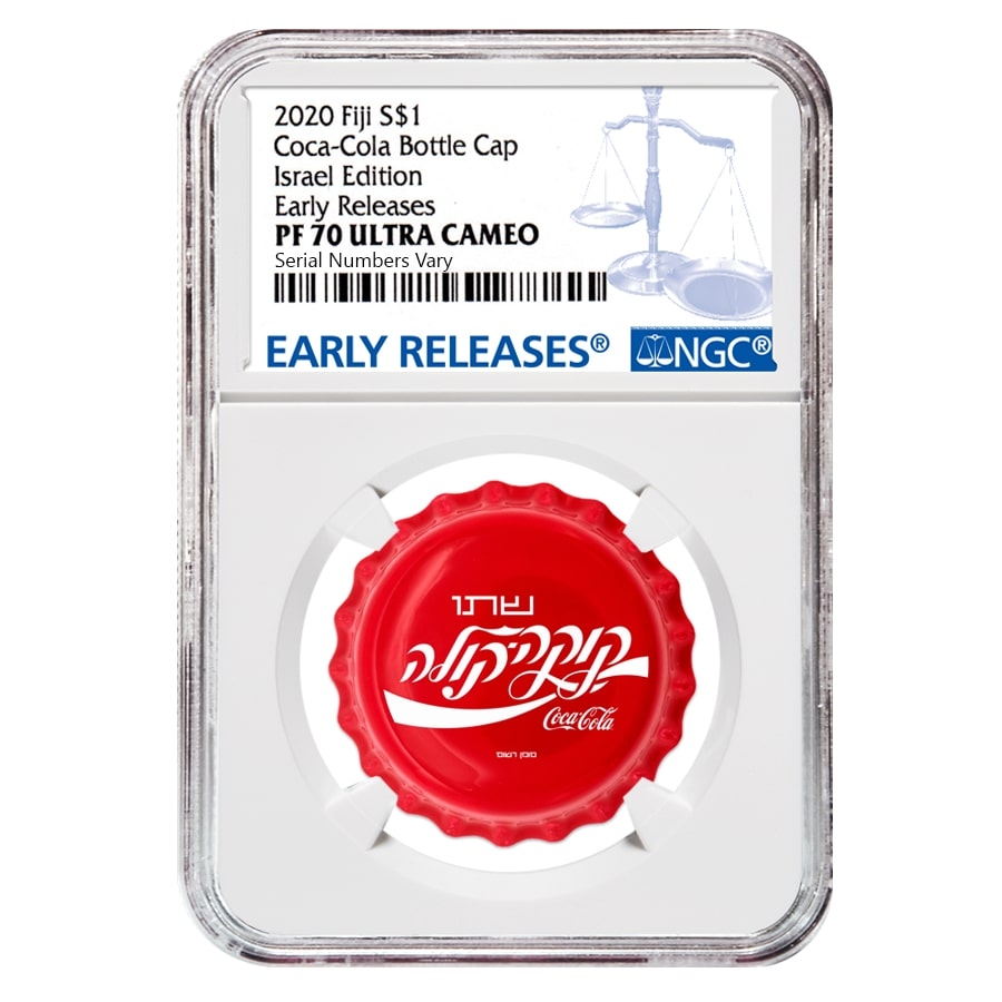 2020 6g Coca-Cola Israel Silver NG PF 70 ER | Bullion Exchanges