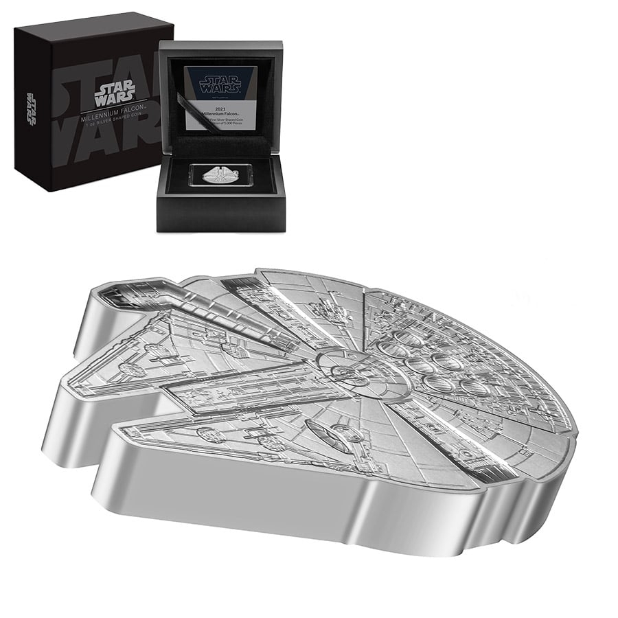 2021 Niue 1 oz Silver Millennium Falcon Coin | Bullion Exchanges