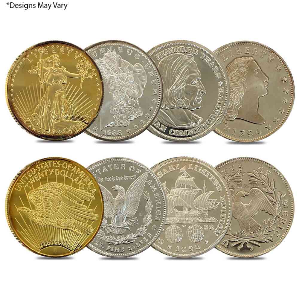 12 oz Silver Generic Rounds .999 Fine