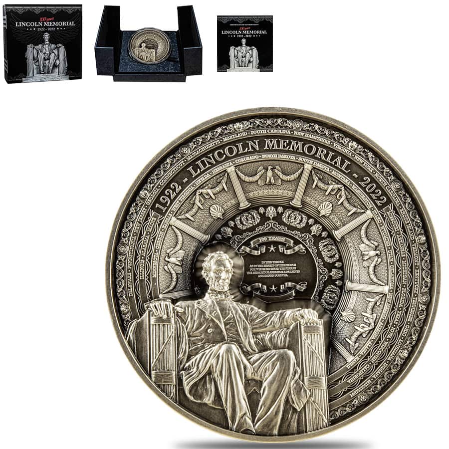2022 1 kilo Lincoln Memorial Multilayered |Bullion Exchanges