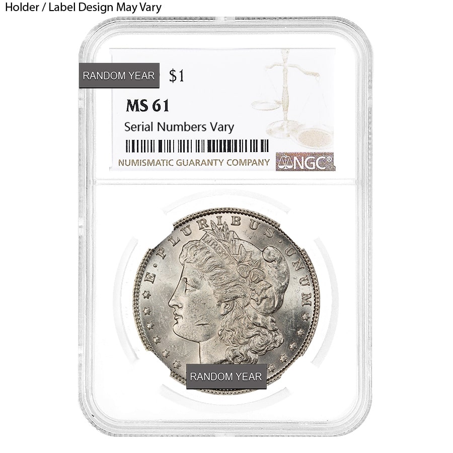 1878-1904 Morgan Silver Dollar BU (Random Year)