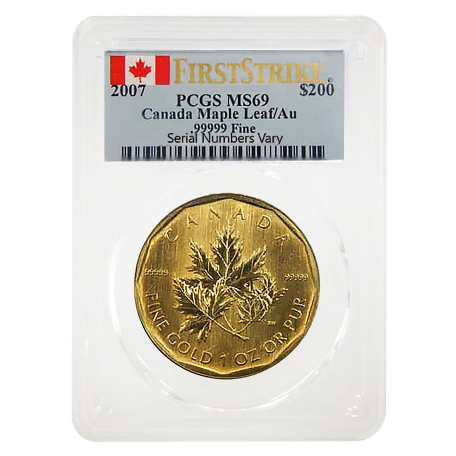 銀貨 2022  Maple Leaf MS69 a Canadian Maple Leaf NGC Grade MS 69 Silver Bullion Coins for