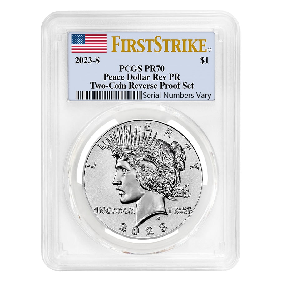 2023-S Peace Silver Dollar Reverse Proof PCGS PF 70 FS