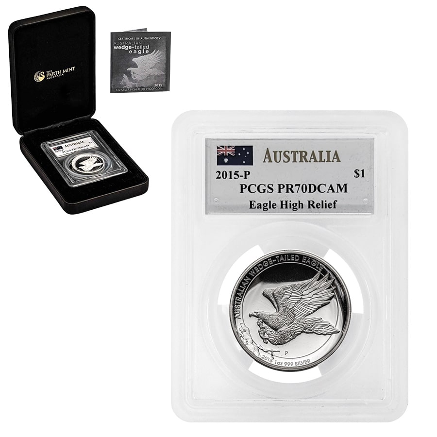 2015 Silver Wedge-Tailed Eagle PCGS PF 70 | Bullion Exchanges