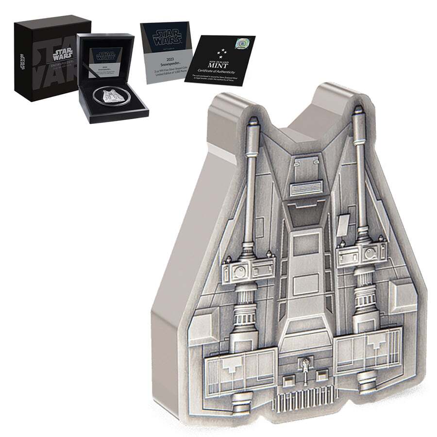 2023 Niue 3 oz Star Wars Snowspeeder Silver Coin (New Zealand)