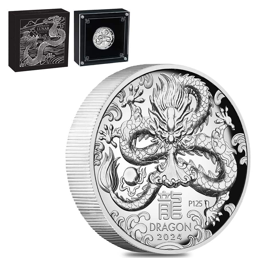 2020年　ラッキードラゴン銀貨　ハイレリーフ　1オンス 2020年 ラッキードラゴン銀貨 ハイレリーフ 1オンス 2020 China