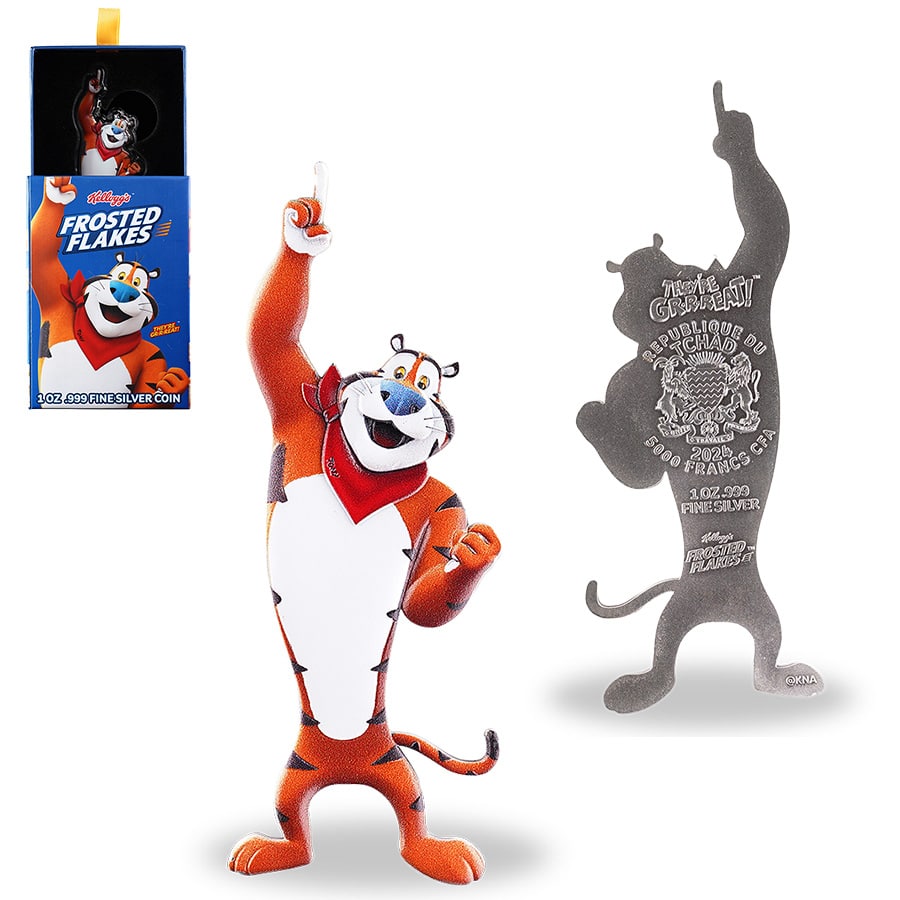2024 Chad 1 oz Kellogg's Frosted Flakes™ Silver Coin