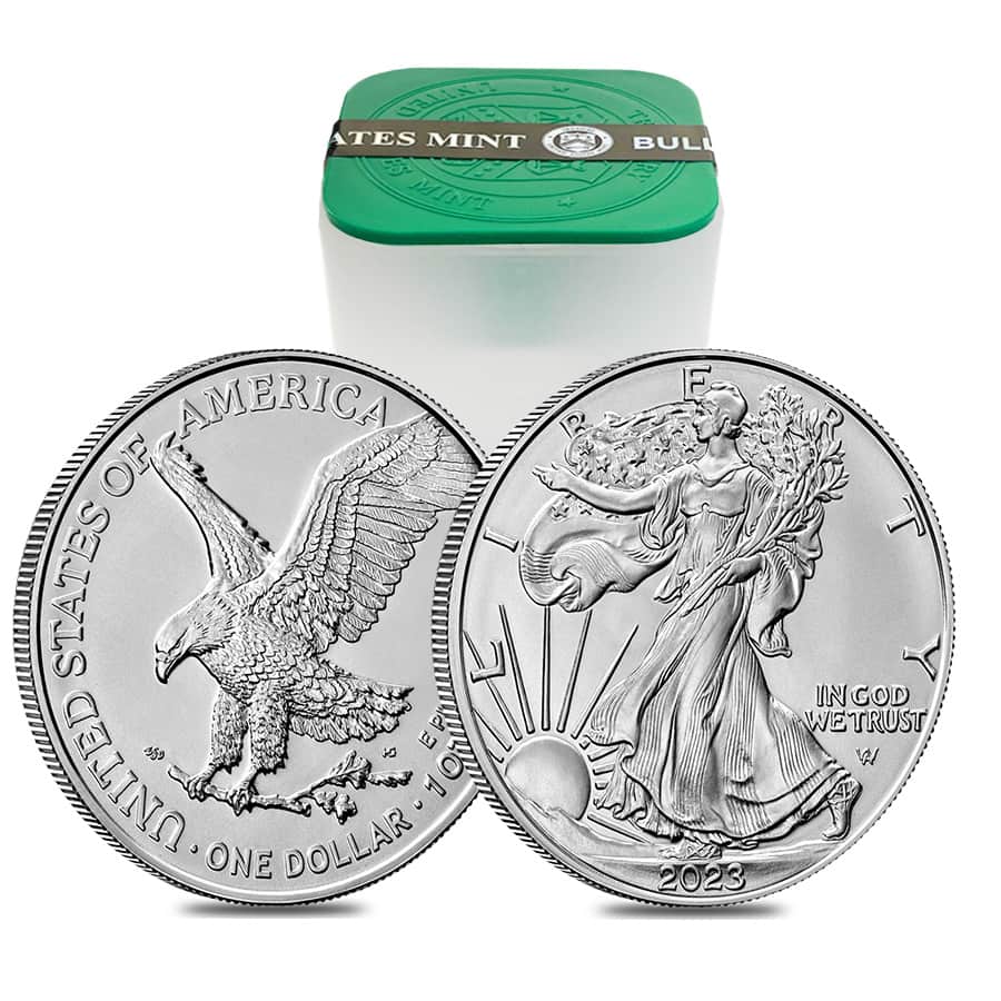 2022 American Eagle Silver Coin 1 oz 999 Fine Silver $1 Brilliant  Uncirculated Type 2 New at 's Collectible Coins Store
