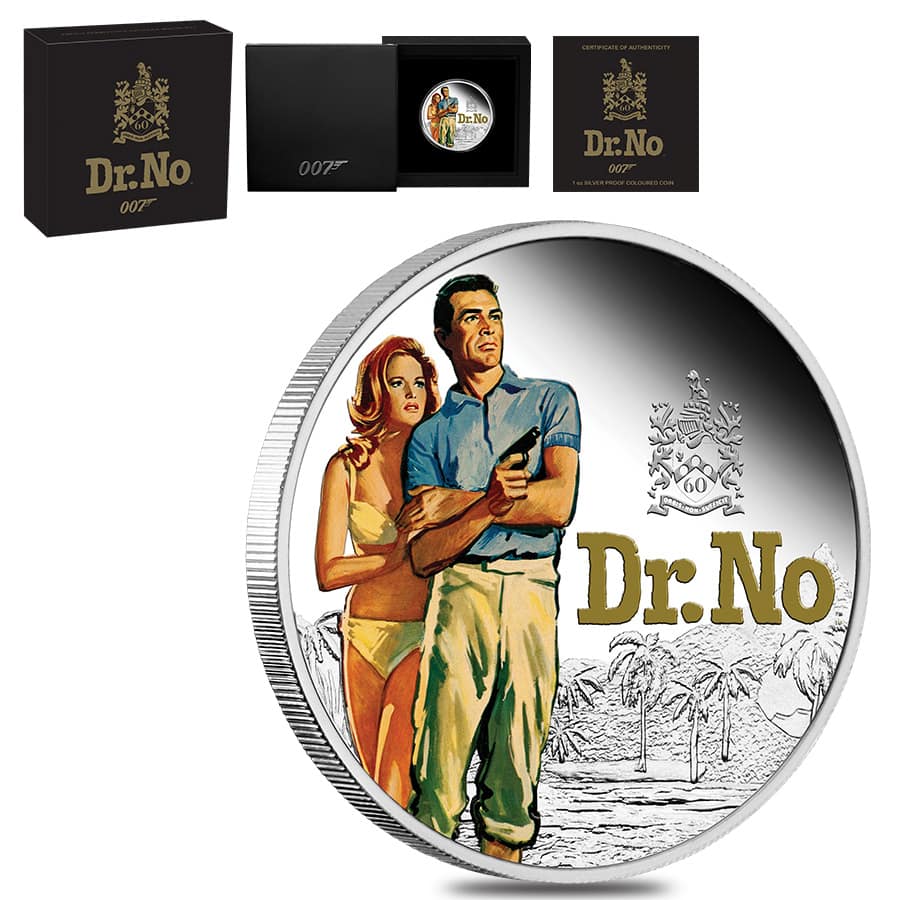 2022 1 oz James Bond Dr. No Proof Silver Coin |Bullion Exchanges