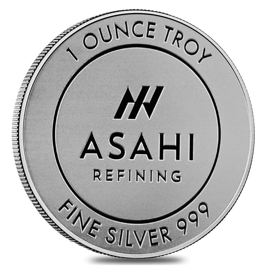 1 oz Asahi Silver Round .999 Fine | Bullion Exchanges