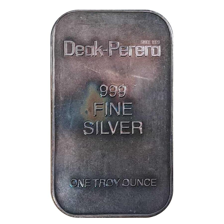 1 oz Deak Perera Vintage Silver Bar .999 | Bullion Exchanges
